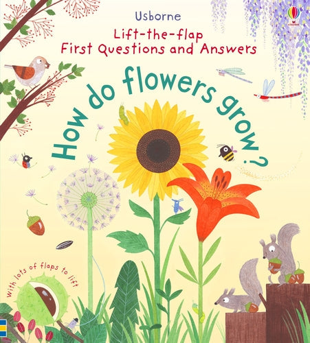 Comment poussent les fleurs? Premier livre à rabats