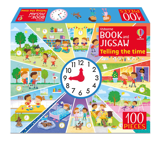 Livre et puzzle Usborne : Lire l’heure