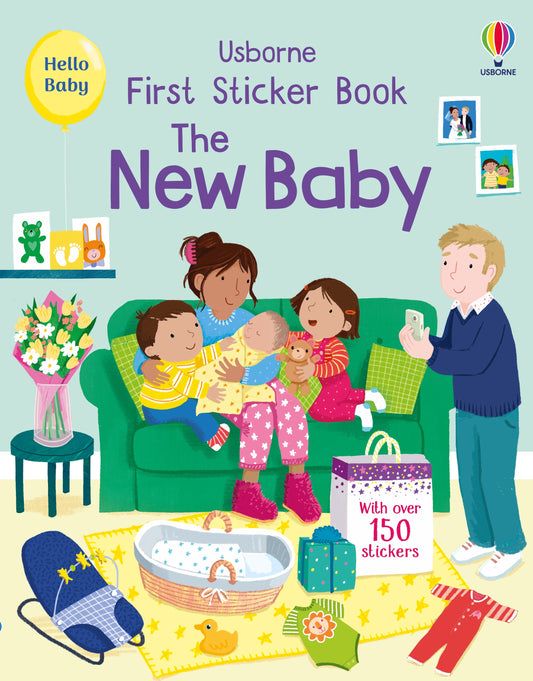 Mon premier livre d'autocollants Le Nouveau Bébé
