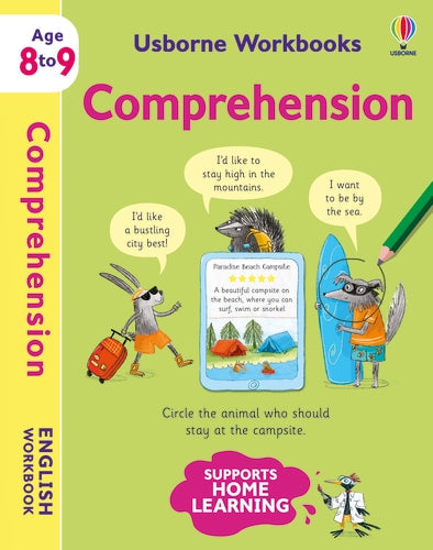 Cahiers d'exercices Usborne Compréhension 8-9 ans