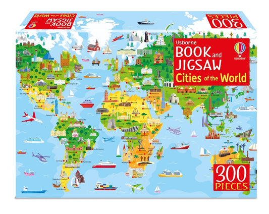 Livre et puzzle : Les villes du monde
