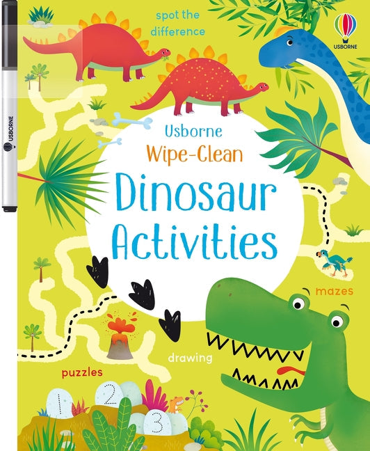 Activités dinosaures effaçables