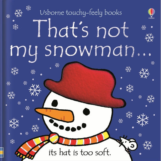 That's not my snowman... — livre tactile avec cinq bonshommes