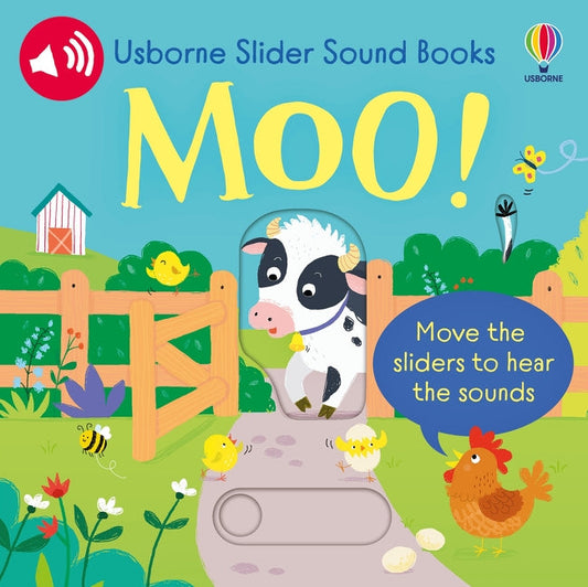 Moo! – Livre sonore cartonné à glissières