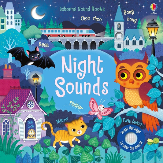 Night Sounds – Livre sonore cartonné illustré