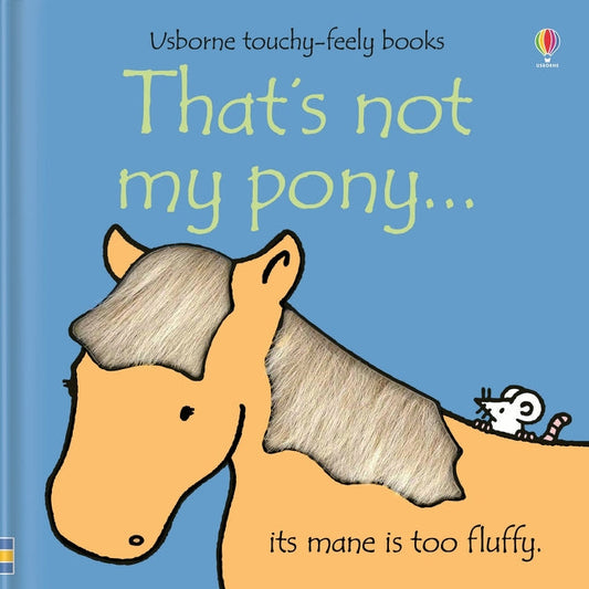 That's not my pony... — livre tactile avec cinq poneys
