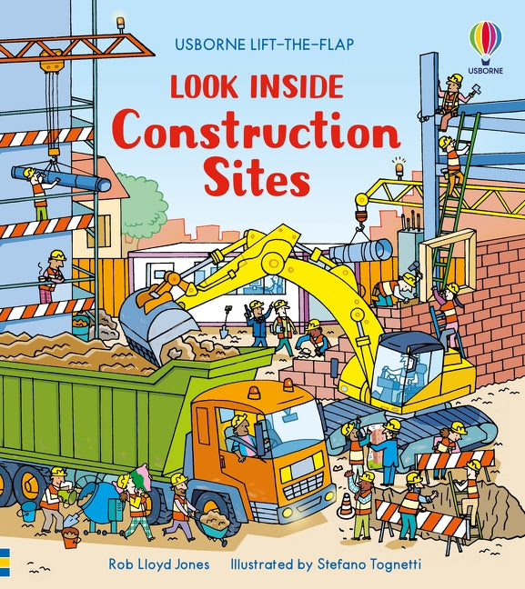 Look Inside Construction Sites — Livre à rabats sur les chantiers