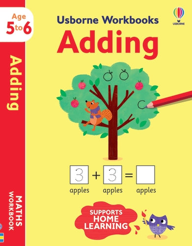 Cahier Usborne : additions 5–6 ans