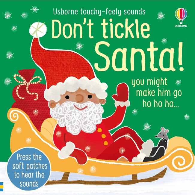 Don't Tickle Santa! — livre tactile et sonore