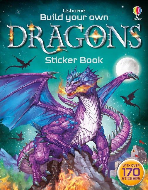 Livre d'autocollants « Créez vos propres dragons »