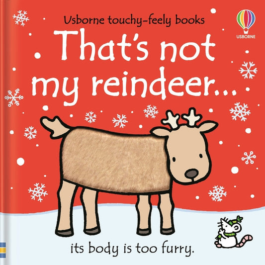 That's not my reindeer... — livre tactile dans la neige
