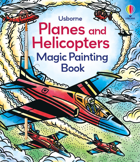 Livre de peinture magique Avions et Hélicoptères