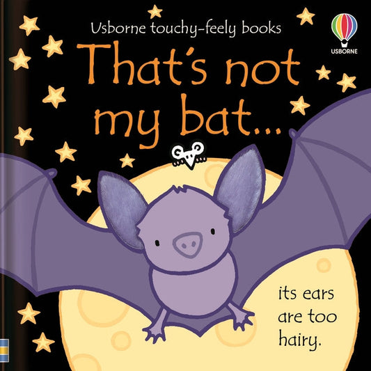 That's not my bat... — livre tactile avec cinq chauves-souris