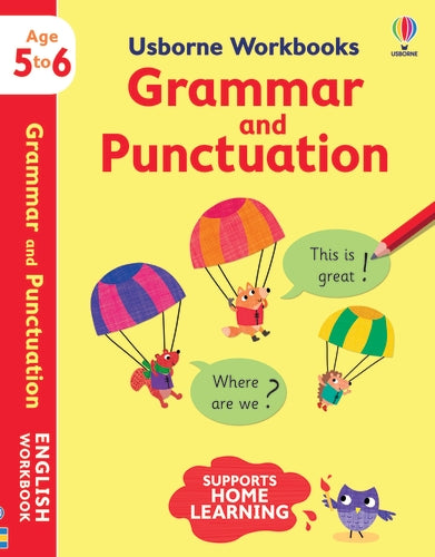 Cahiers d'exercices Usborne Grammaire et ponctuation 5-6 ans