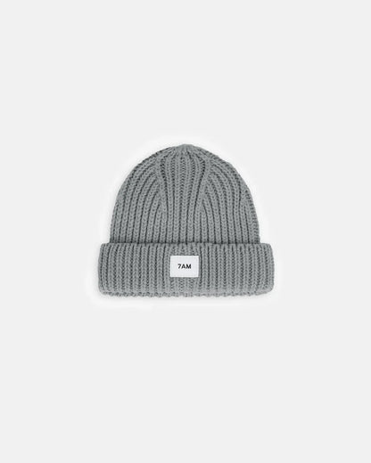 Chunky Beanie | Heather Grey | 7am