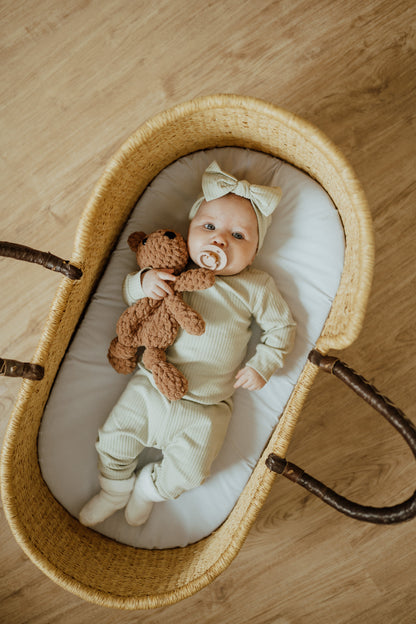 Ensemble deux pièces en coton biologique pour bébé, sauge claire | ba.be.O Canada