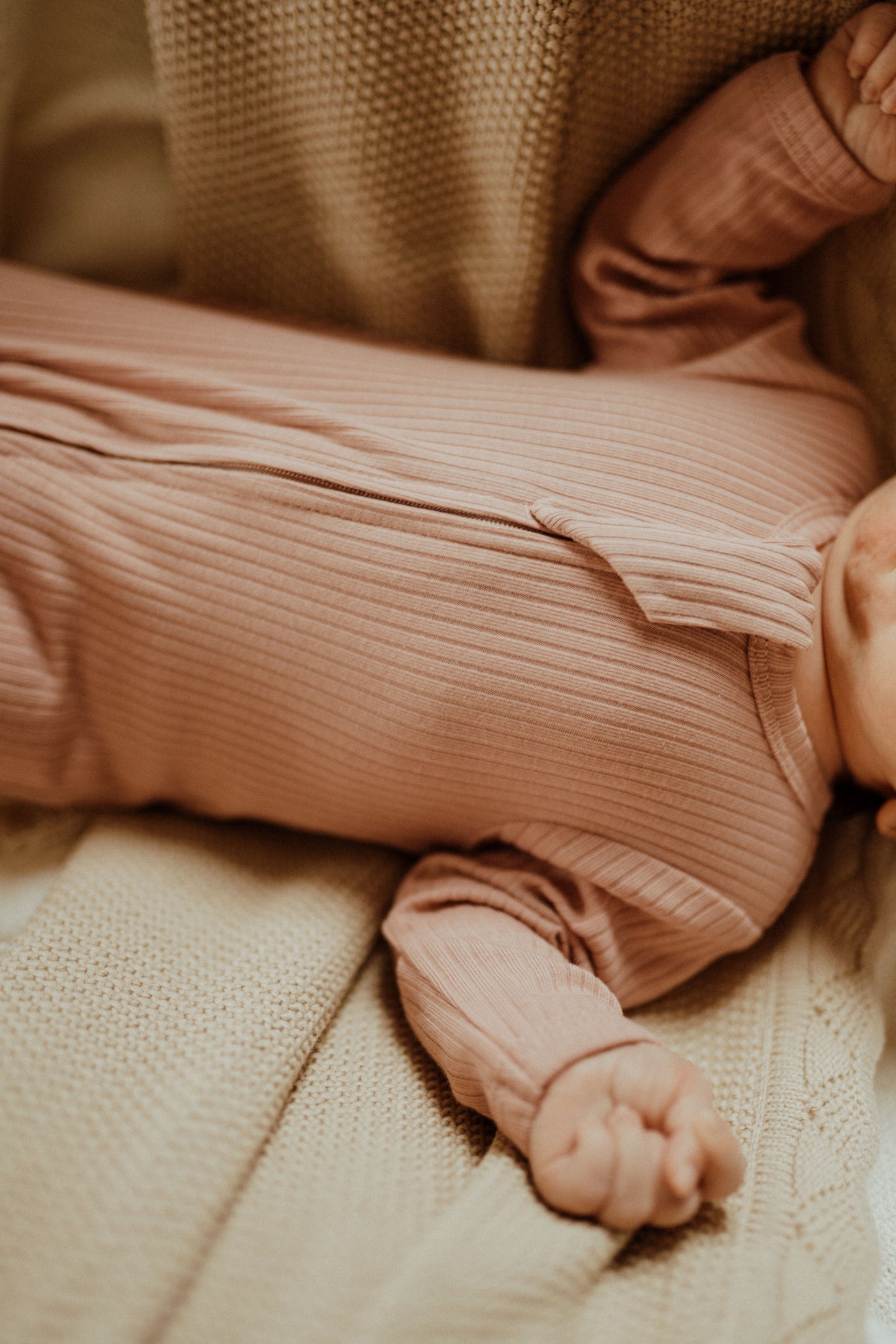 Gigoteuse bébé en coton bio, Rose | ba.be.O
