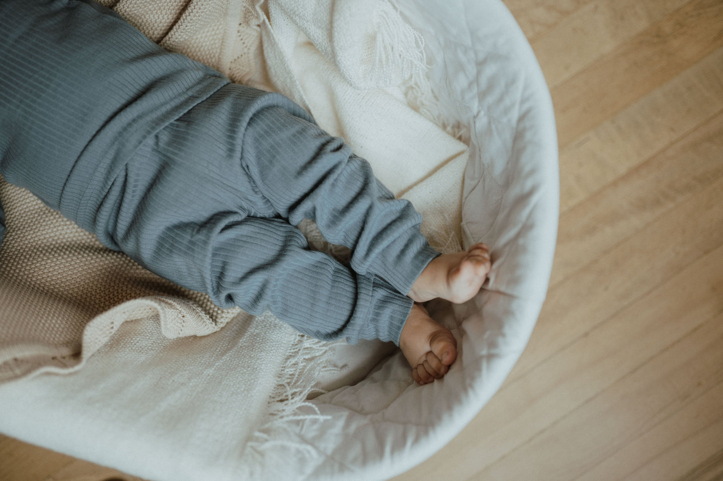 Ensemble deux pièces en coton biologique pour bébé, bleu foncé | ba.be.O Canada