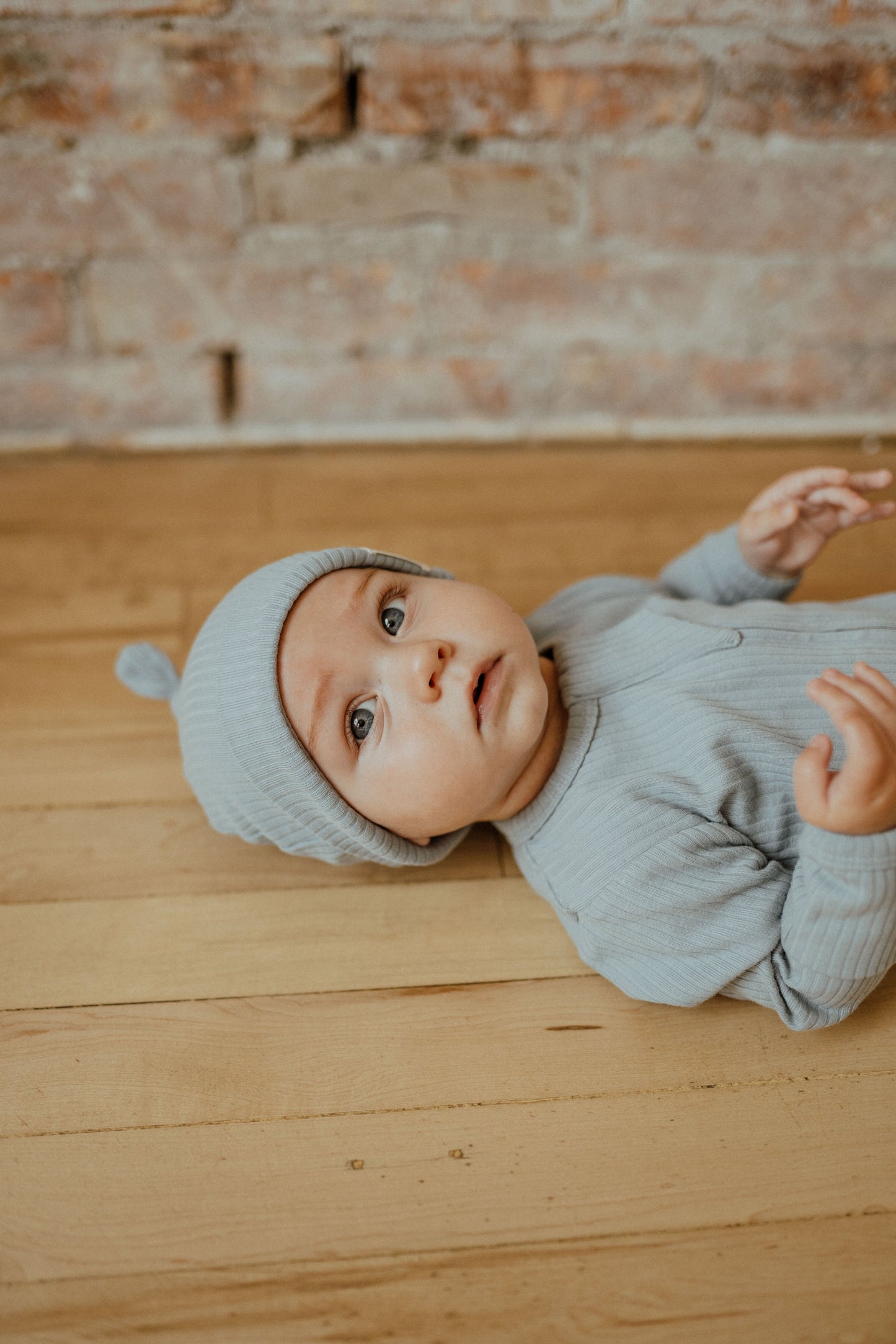 Organic Cotton Baby Sleeper, Harbour Blue | ba.be.O