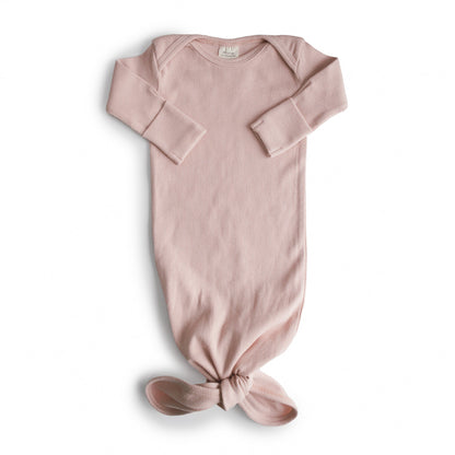 Jaquette nouée côtelée pour bébé en coton bio Mushie, 0-3 mois