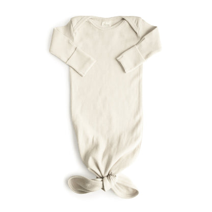 Jaquette nouée côtelée pour bébé en coton bio Mushie, 0-3 mois