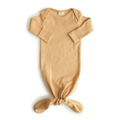 Jaquette nouée côtelée pour bébé en coton bio Mushie, 0-3 mois