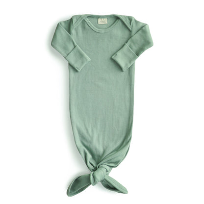 Jaquette nouée côtelée pour bébé en coton bio Mushie, 0-3 mois