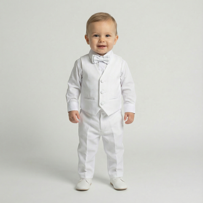 Alessio — Ensemble bébé avec gilet et casquette