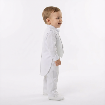 Archie's Penguin Tail — Ensemble bébé avec gilet