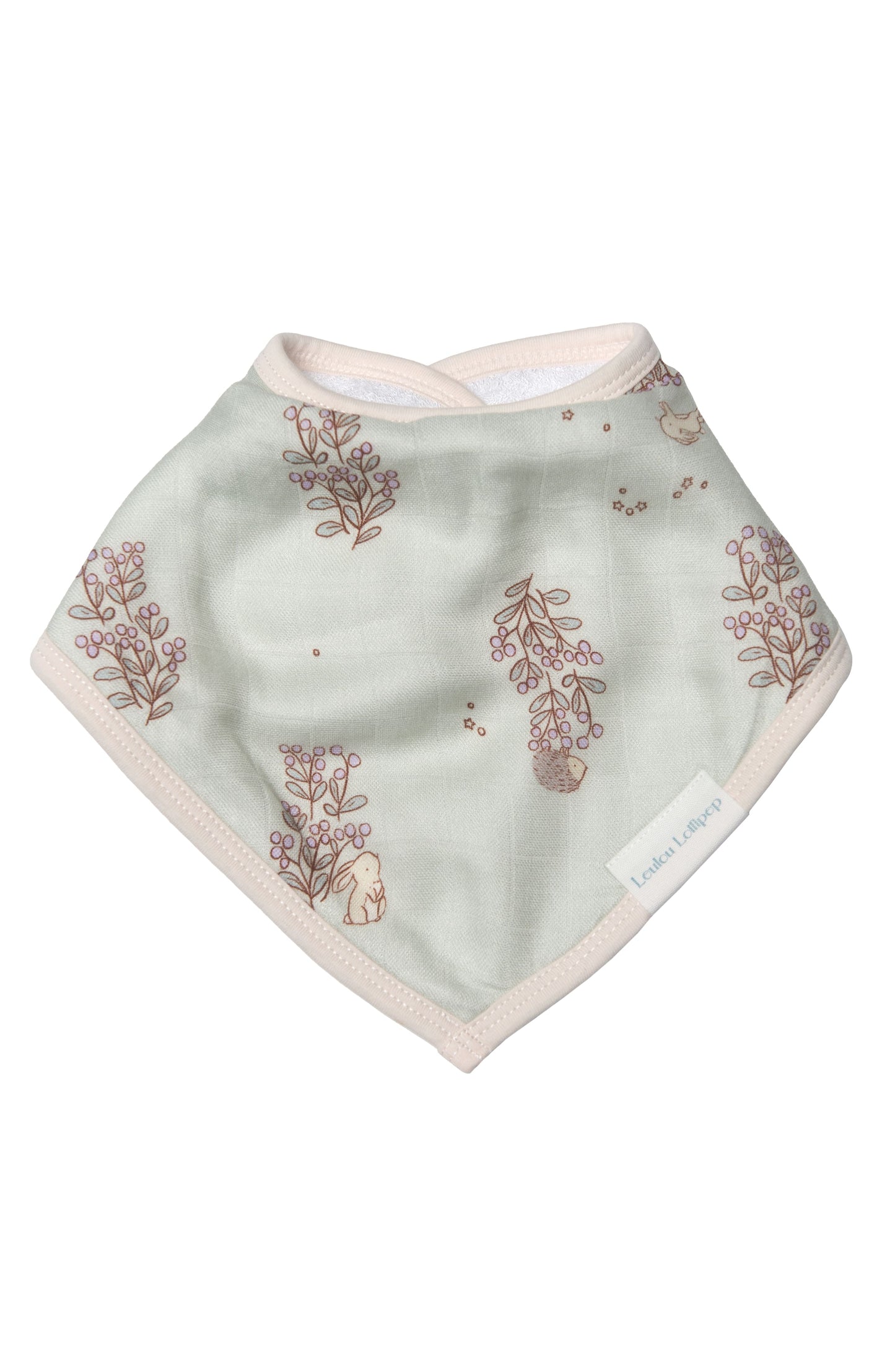 Lot de 2 bavoirs bandana – Hérisson des bois
