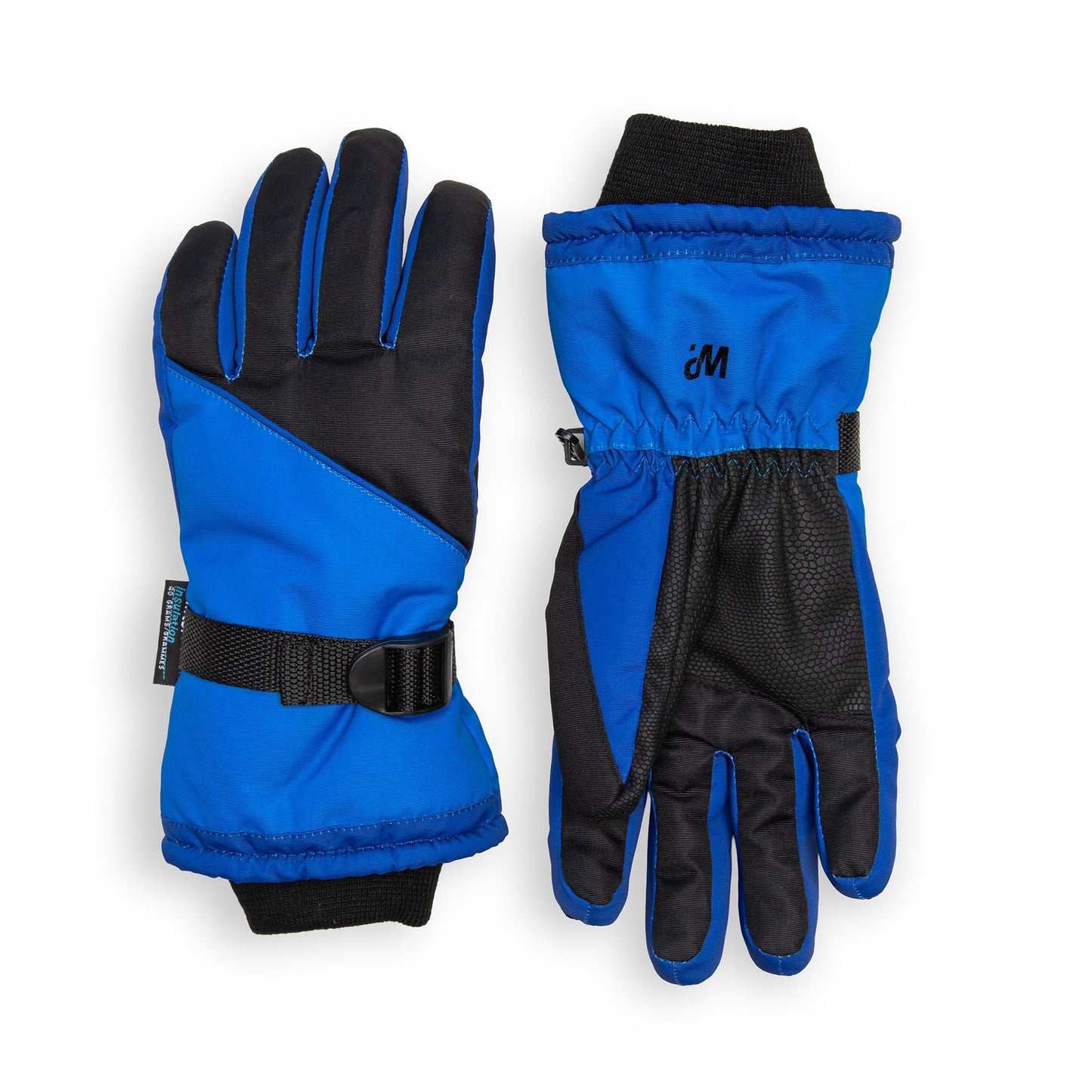 Gant de ski bleu arctique noir