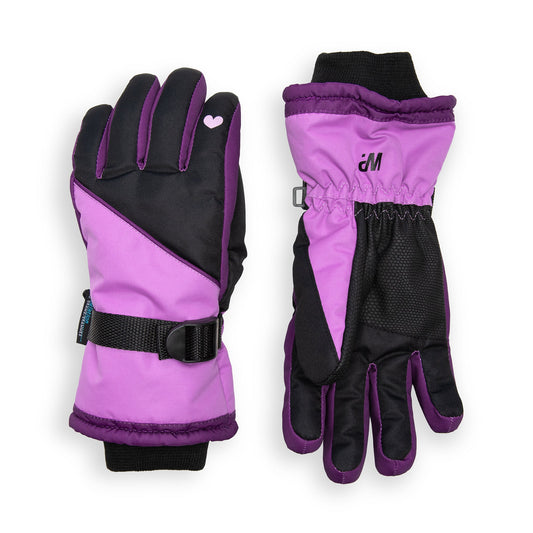 Gant de ski Cœur Rose Passion Noire