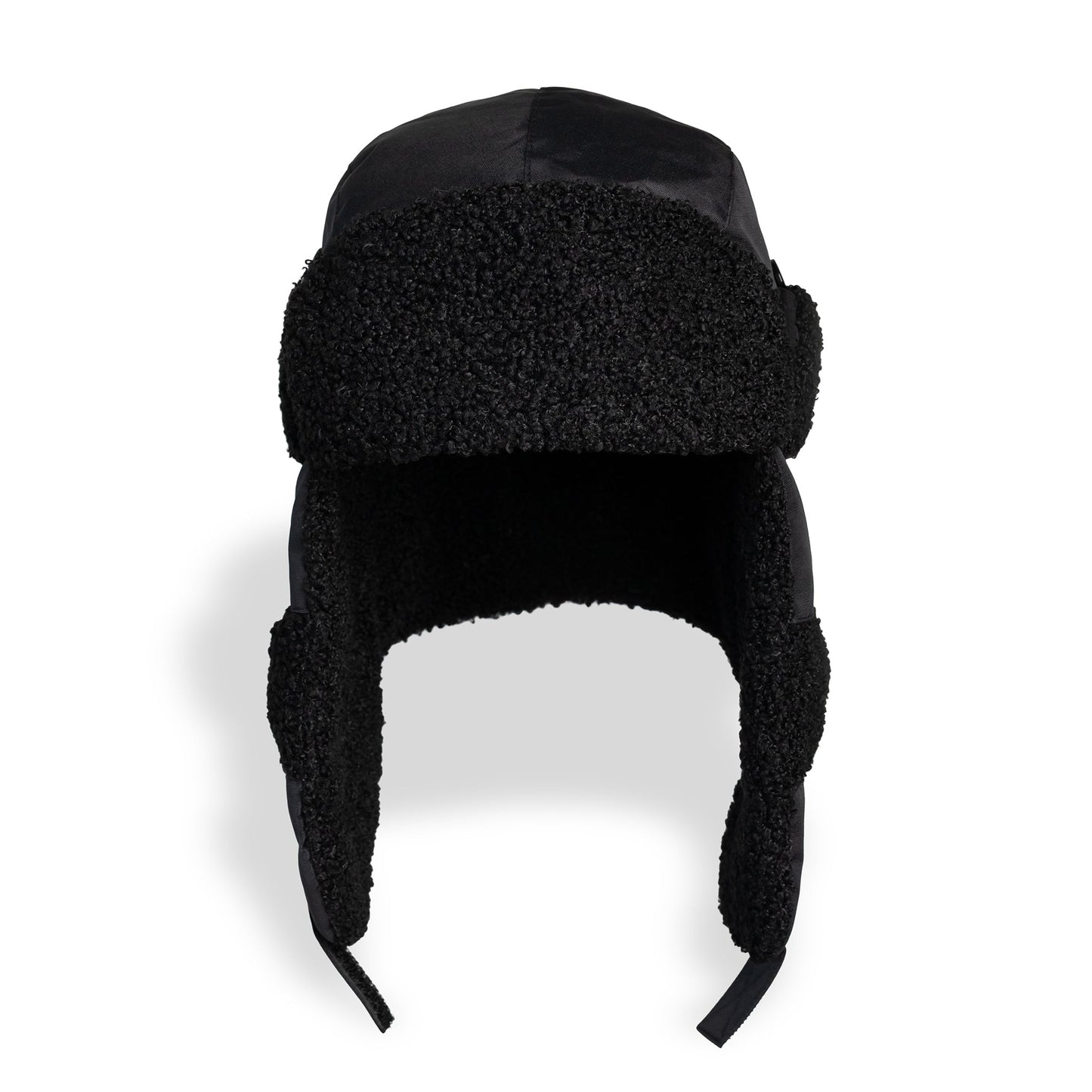 Black Sherpa Kid's Trapper Hat
