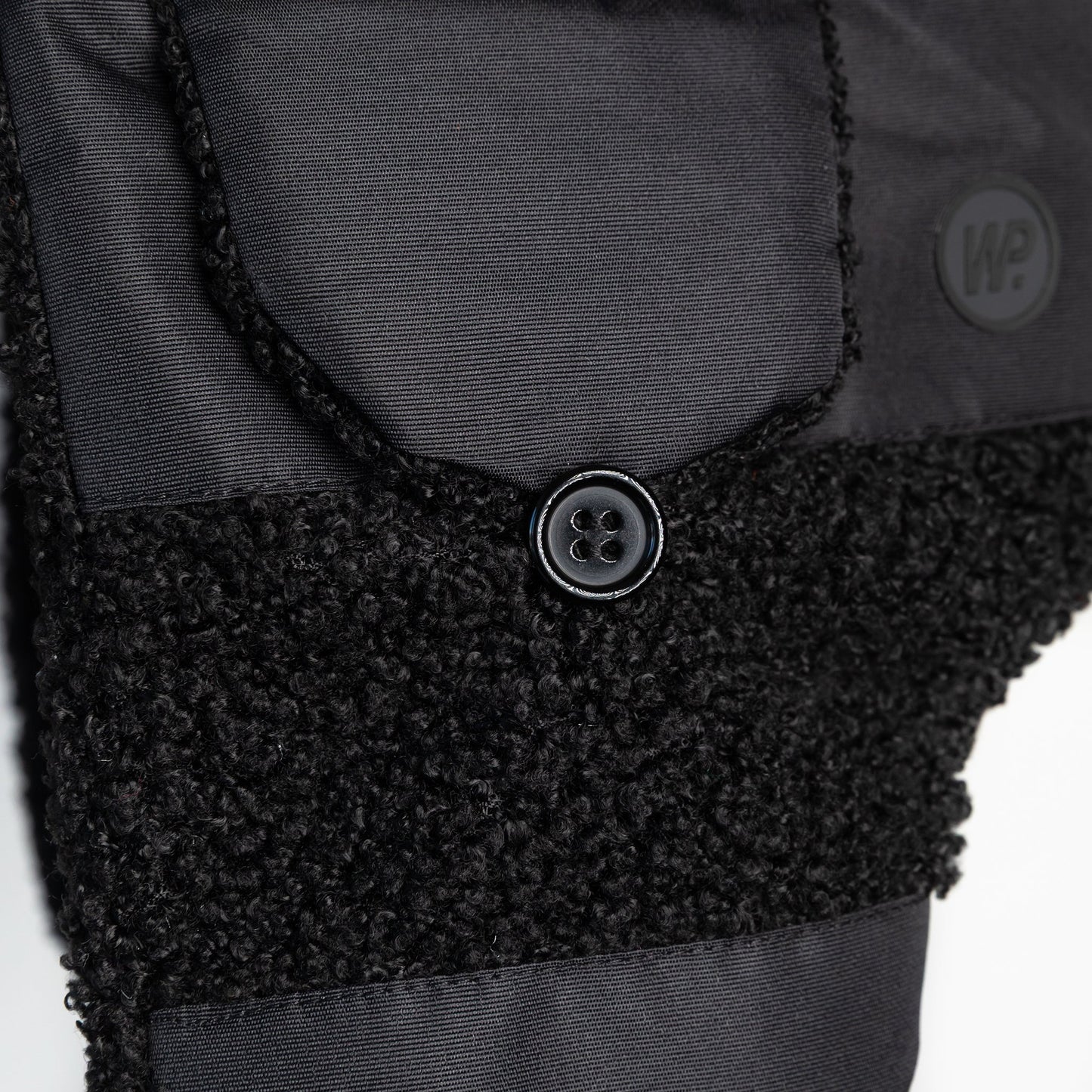 Black Sherpa Kid's Trapper Hat
