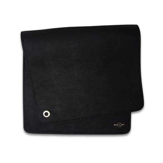 Vegan Leather Changing Mat | Black