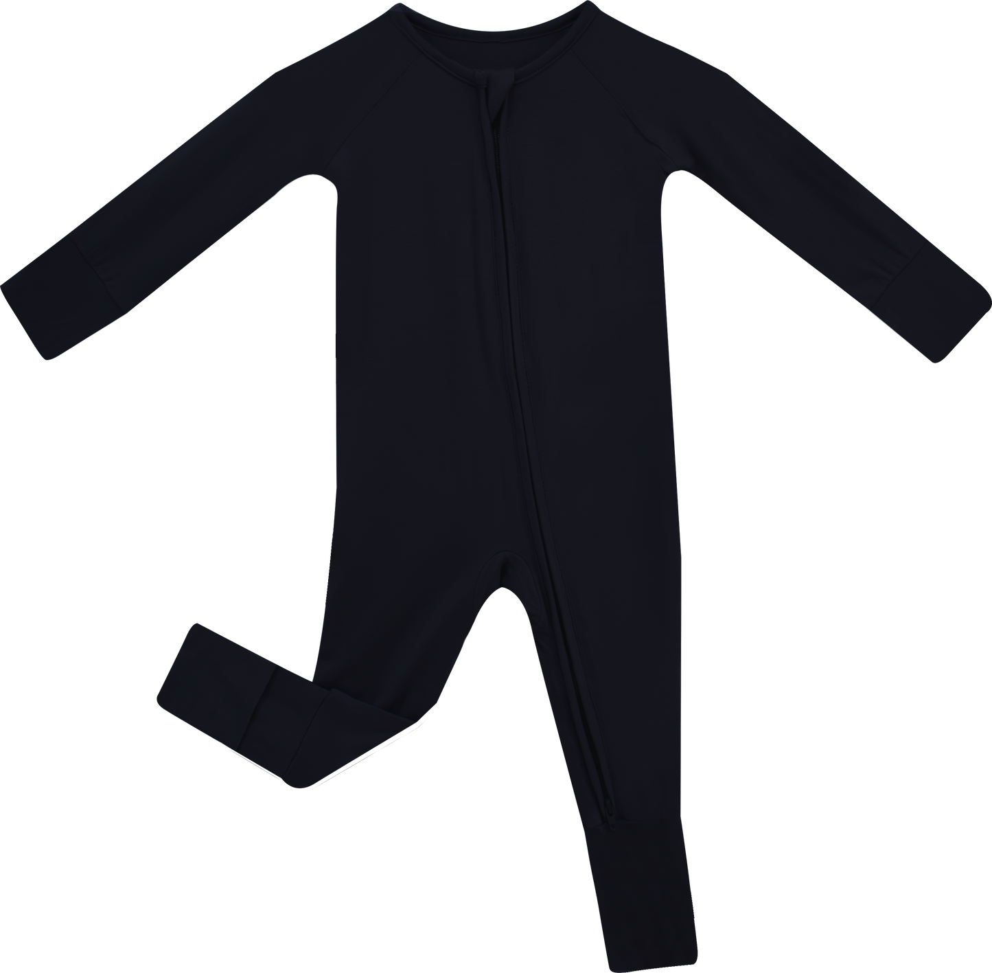 Onyx Bamboo Convertible Zippered Romper