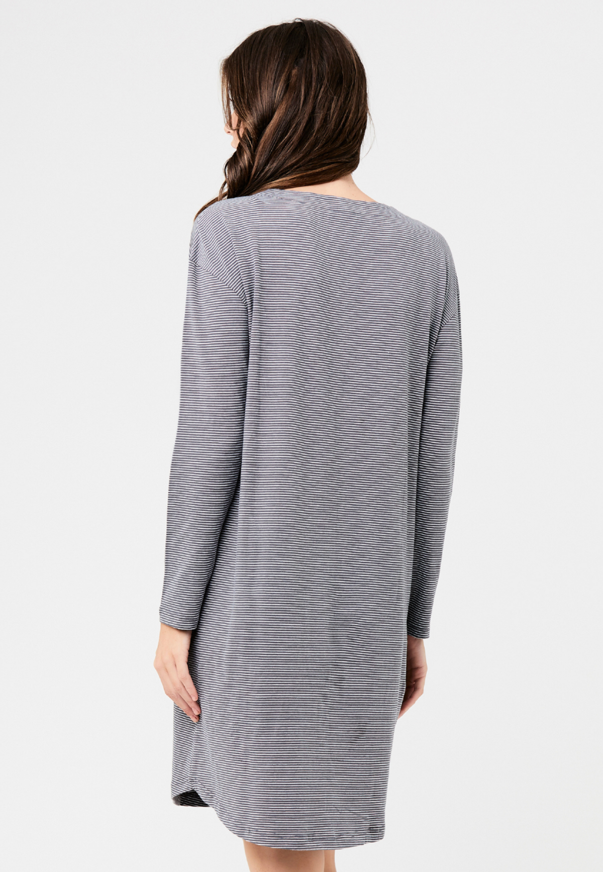 Blake Long-Sleeve Maternity Nursing Nightgown