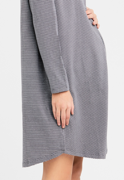 Blake Long-Sleeve Maternity Nursing Nightgown