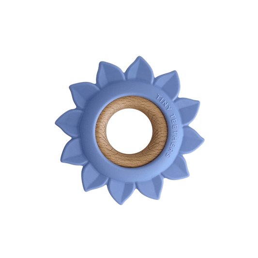 Flower Teether – Wood and Silicone
