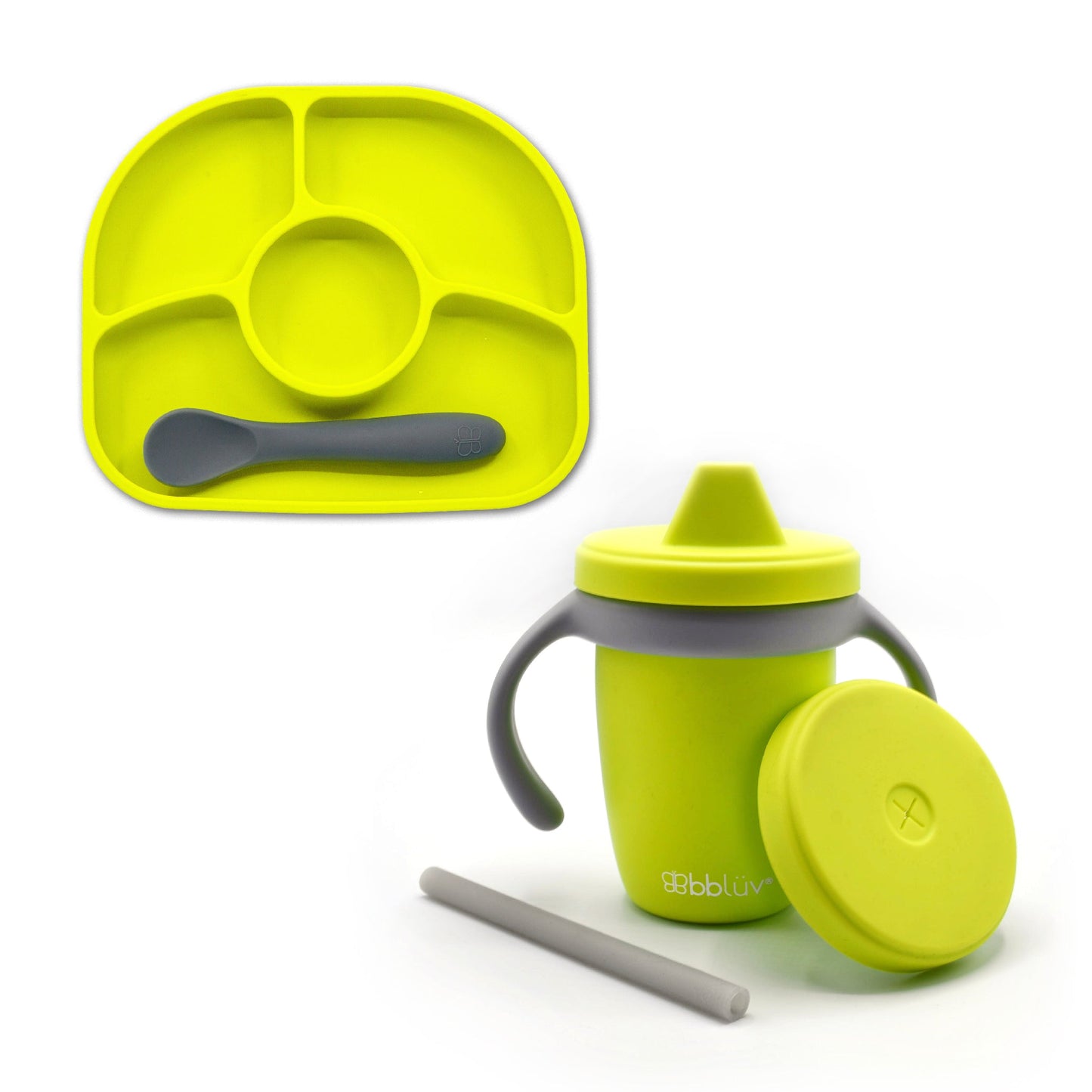 Küp & Yümi Sët : Transition Sippy Cup & Silicone Plate