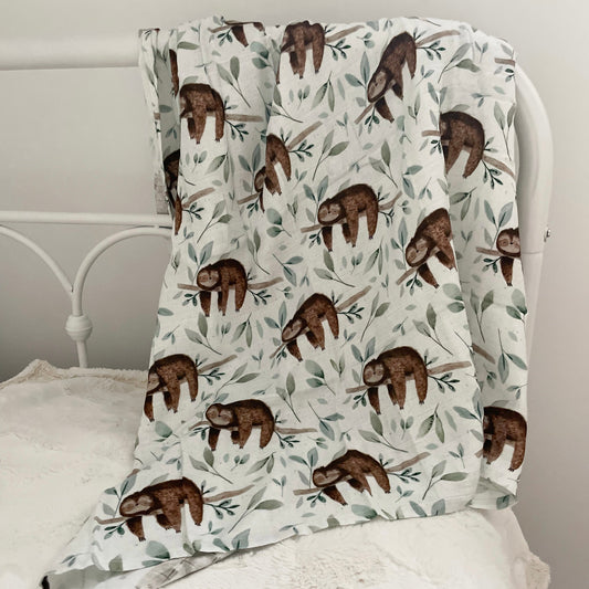 Création Jade Bamboo & Cotton Muslin - Sloth
