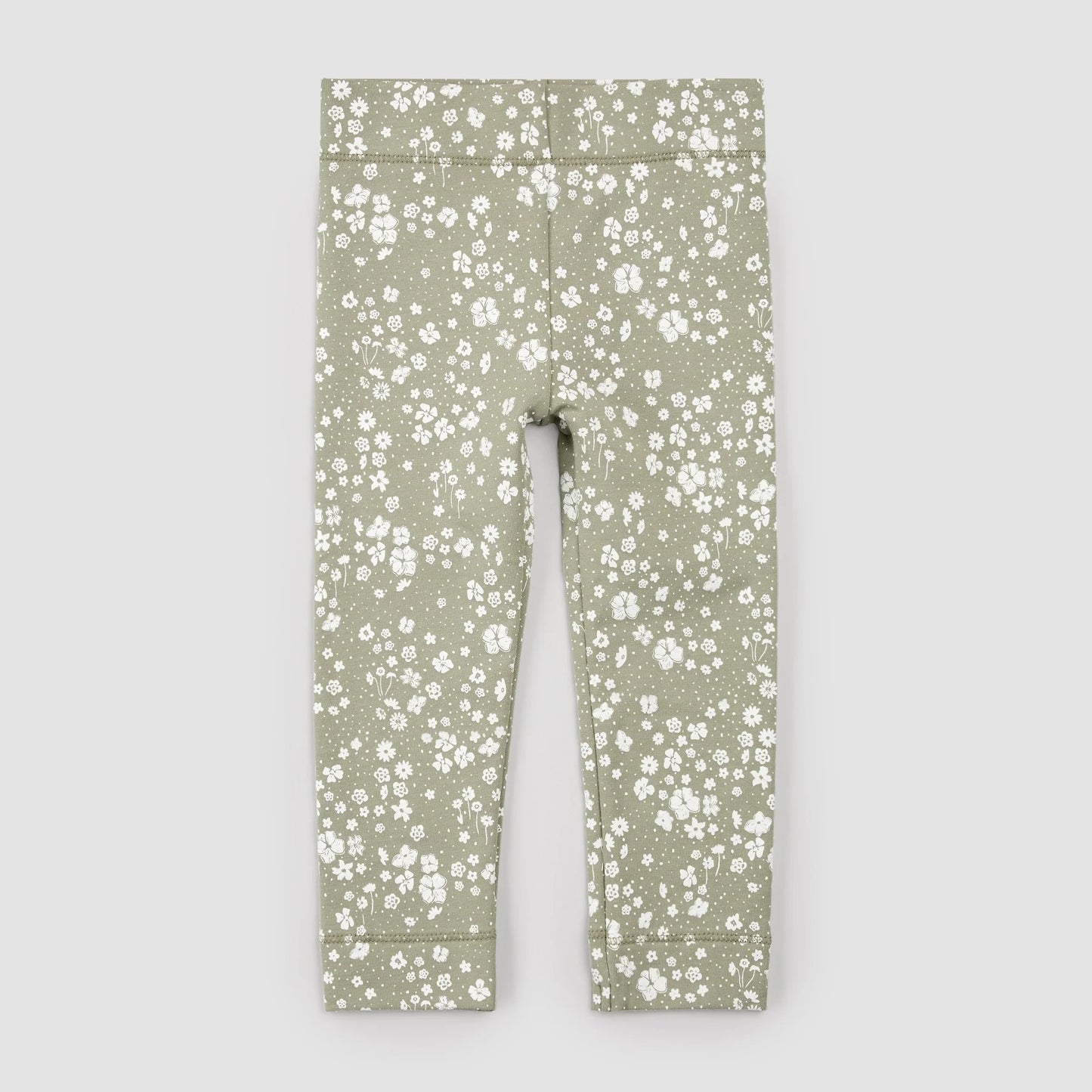 Floral Print on Sage Leggings