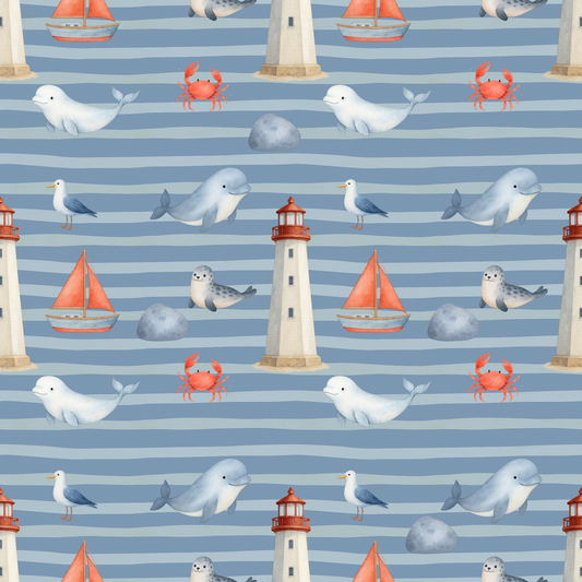 Giant Fleuve Saint-Laurent Minky Blanket 🐋