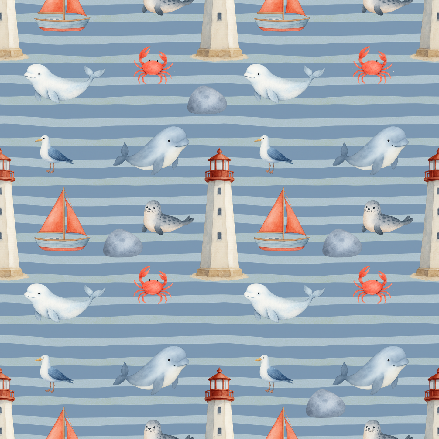 Couverture minky fleuve Saint-Laurent 🐋 petite