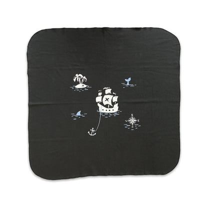 Couverture en coton biologique — Iron/Pirate