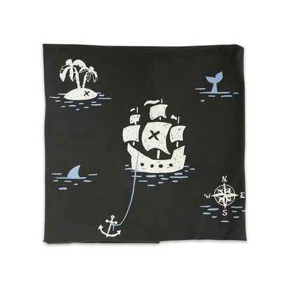 Couverture en coton biologique — Iron/Pirate