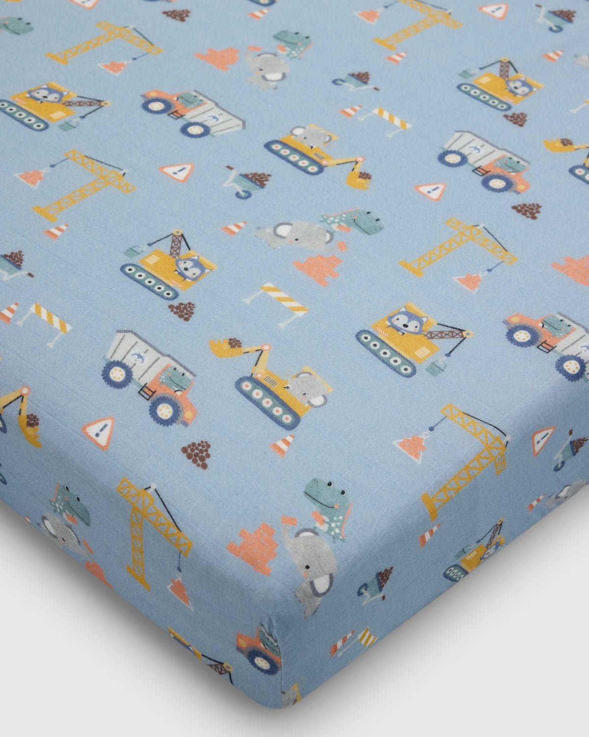 Drap-housse en mousseline pour lit de bébé - Petits Ingénieurs