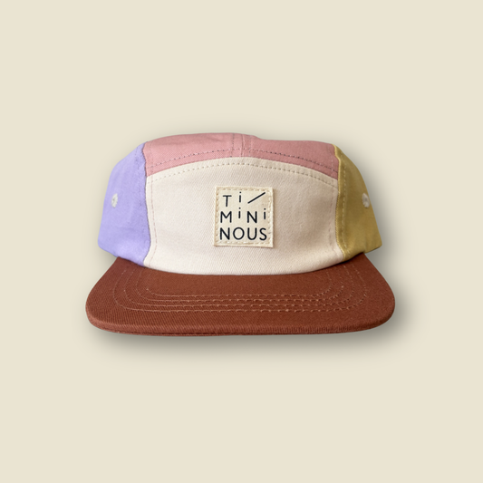 Casquette ajustable à 5 panneaux | Lila