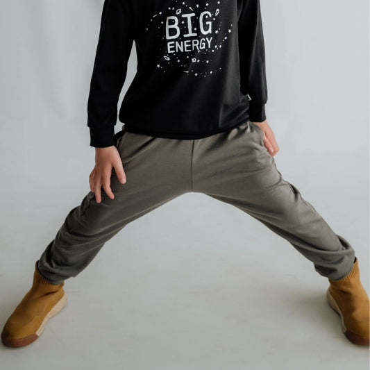 Youth Bamboo Lightweight Joggers | Black