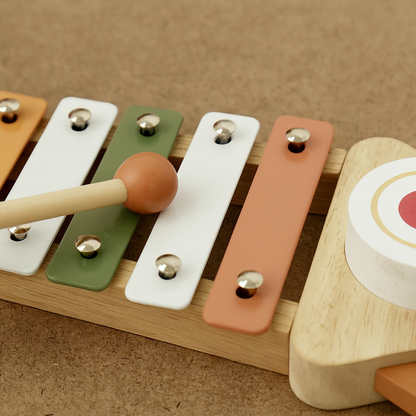 Xylophone en bois - Jouet musical à 8 touches pour enfants